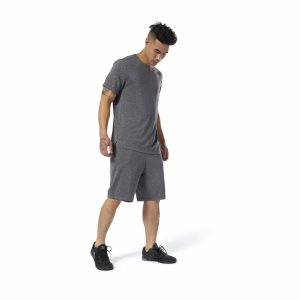 Reebok WOR Knit Performance Kurze Hose Herren - Schwarz - DE 536-IYV